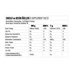 L-Arginine 350 GR Yeşil Elma