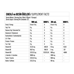 L-CARNİTİNE EXCALIBUR 1000 ML