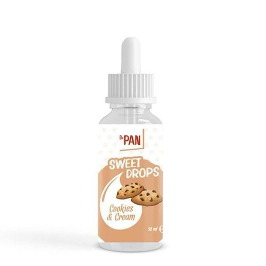 Dr.Pan Sweet Drops Cookien Cream - Kremalı kurabiye aromalı sıvı tatlandırıcı (30ml)