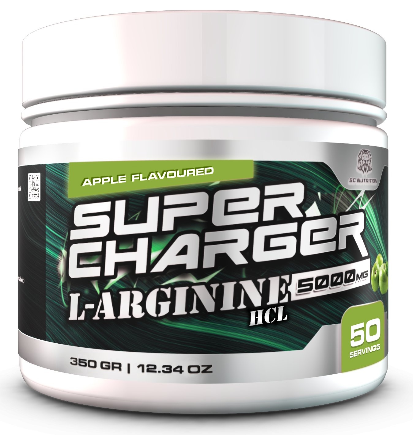 L - Arginine 350 GR Yeşil Elma - Super Charger