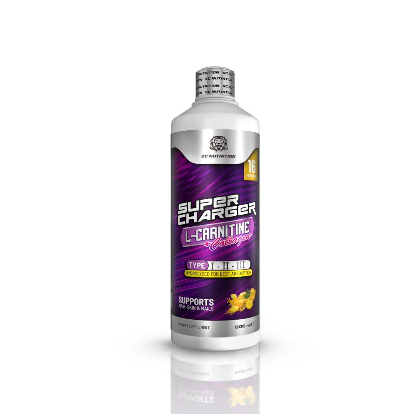 L - CARNİTİNE & COLLAGEN<br> 500 ML - Super Charger