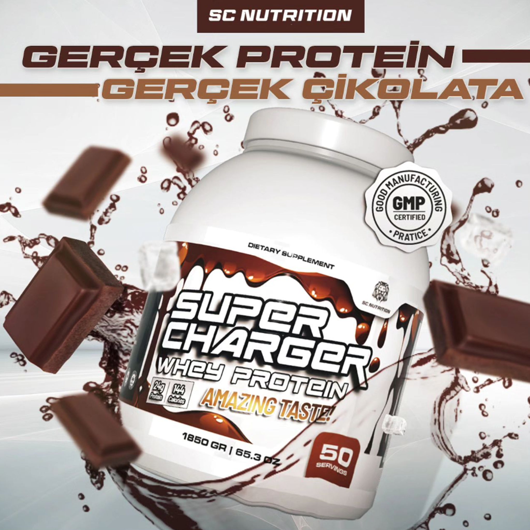 WHEY PROTEİN<br> 1850 GR - Super Charger